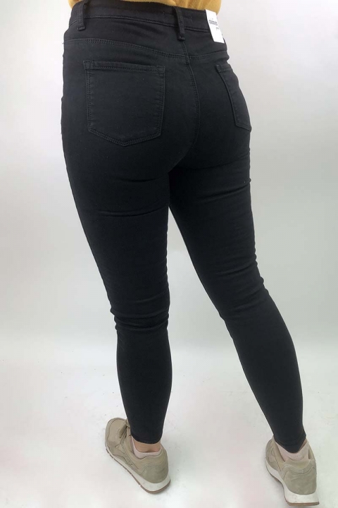 Щільні джинси-скінні на байці чорні - jb781 - купити в Україні | Інтернет магазин LUREX