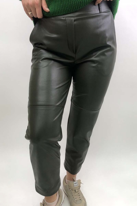 Кожаные штаны на флисе - 961 - купить в Украине | Интернет магазин LUREX
