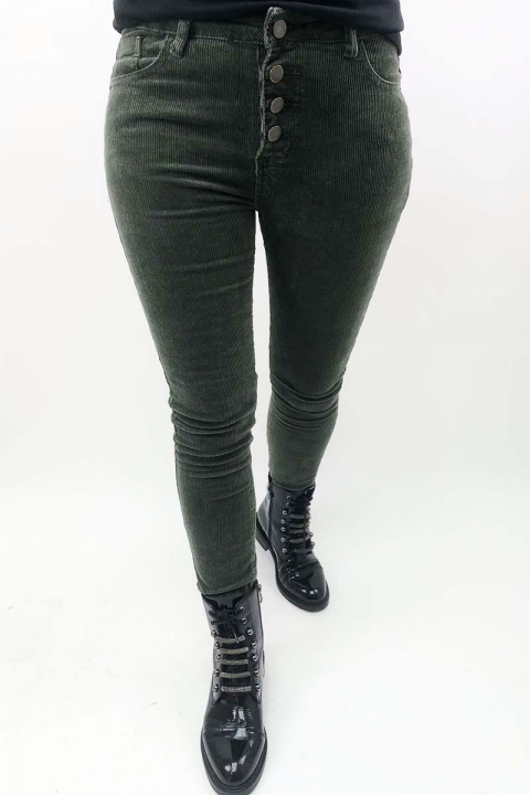 Вельветові штани на ґудзиках - 8086 - купити в Україні | Інтернет магазин LUREX