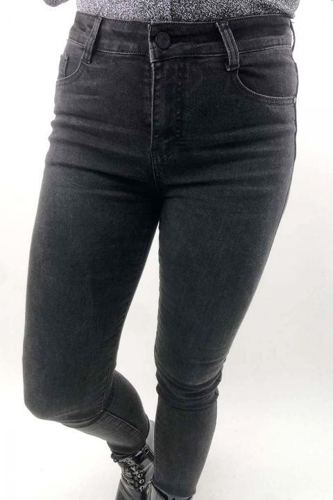 Стрейчевые черные джинсы с высокой посадкой - 712 - купить в Украине | Интернет магазин LUREX