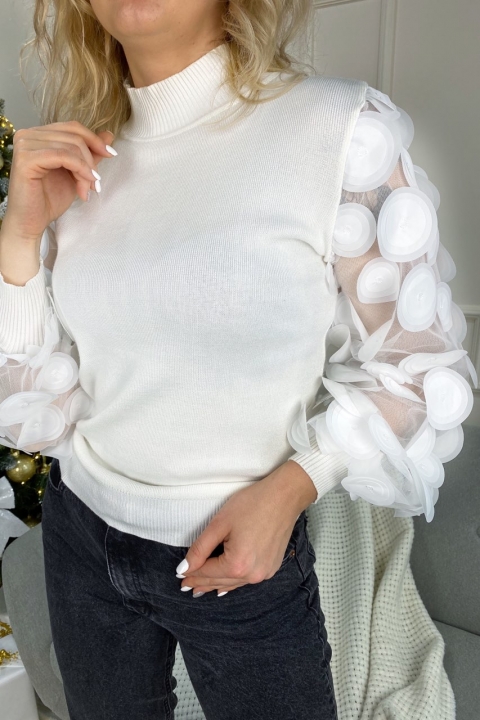 Шикарний светр із екстравагантними рукавами - 19850 & # 45; купити в Україні | Інтернет магазин LUREX
