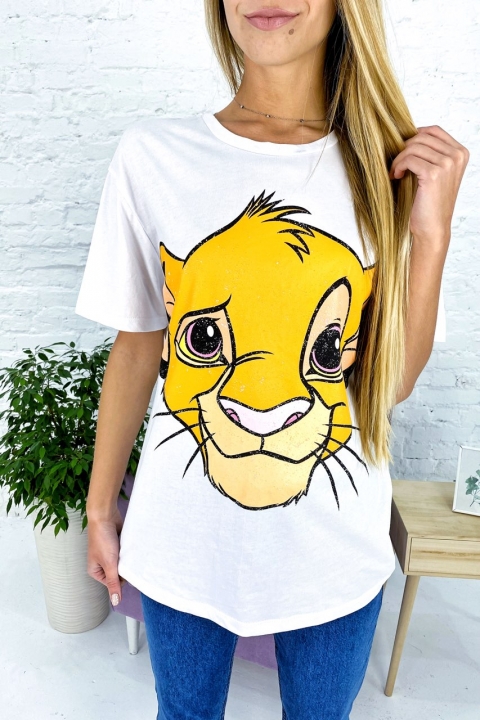Бавовняна футболка з принтом Симба - 10018 - купити в Україні | Інтернет магазин LUREX