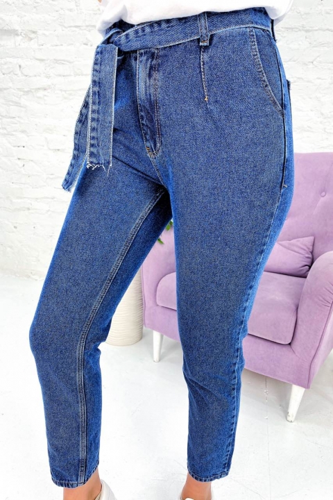Актуальные джинсы с пояском - 213 - купить в Украине | Интернет магазин LUREX