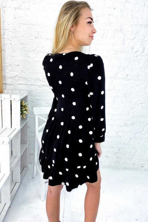 Незрівнянна сукня із завищеною талією та вишитими горошками - 9808 - купити в Україні | Інтернет магазин LUREX