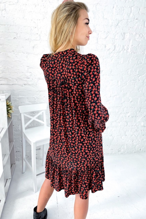 Популярное платье oversize с воротником стойкой - 9897 - купить в Украине | Интернет магазин LUREX