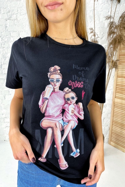Мила футболка мама і дочка - 1534 - купити в Україні | Інтернет магазин LUREX