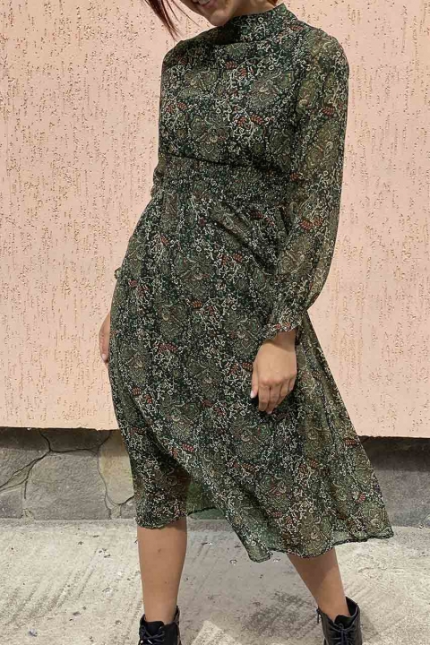 Шикарное шифоновое платье с принтом турецкий орнамент - 3420 - купить в Украине | Интернет магазин LUREX