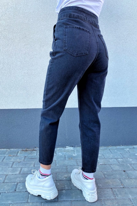 Крутые mom джинсы с защипами и высокой талией - 202014 - купить в Украине | Интернет магазин LUREX