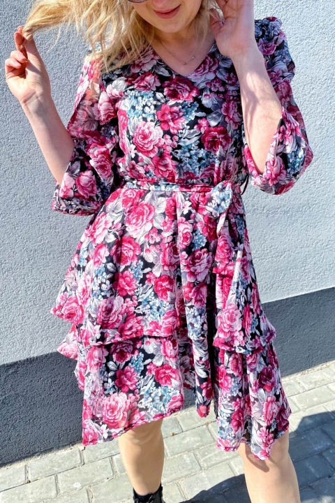 Актуальна шифонова сукня з двошаровою спідницею - 2014 - купити в Україні | Інтернет магазин LUREX