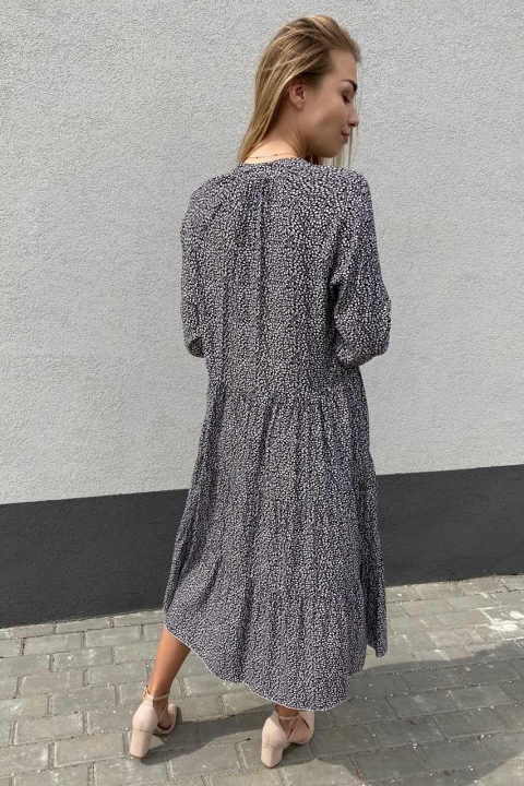 Оригінальна сукня міді з бавовни - 004-2 - купити в Україні | Інтернет магазин LUREX