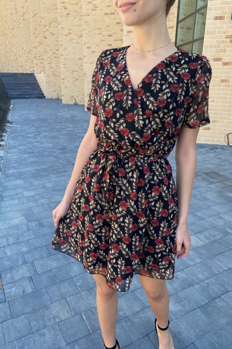 Романтична літня сукня з шифону - 2933-1 - купити в Україні | Інтернет магазин LUREX