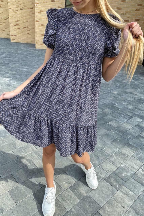 Повсякденне літнє плаття з рюшами - 9863-3 - купити в Україні | Інтернет магазин LUREX