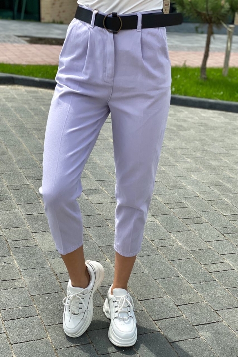 Модні жіночі джинси з поясом - 50143 - купити в Україні | Інтернет магазин LUREX