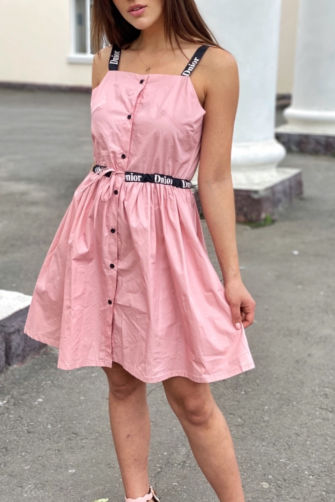 Модный летний сарафан на пуговицах - 977-1 - купить в Украине | Интернет магазин LUREX