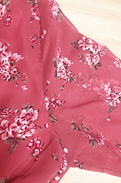 Шифонове плаття в квітку з вадами & # 45; j1965 - купити в Україні | Інтернет магазин LUREX