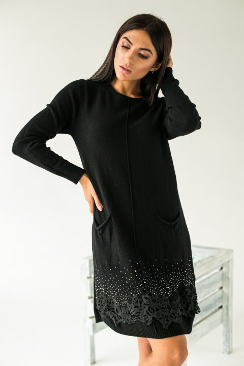 Милое платье со стразами - 2680 - купить в Украине | Интернет магазин LUREX