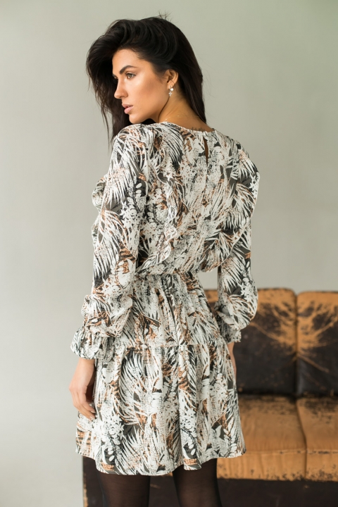 Элегантное платье с интересным рисунком - 46134 - купить в Украине | Интернет магазин LUREX