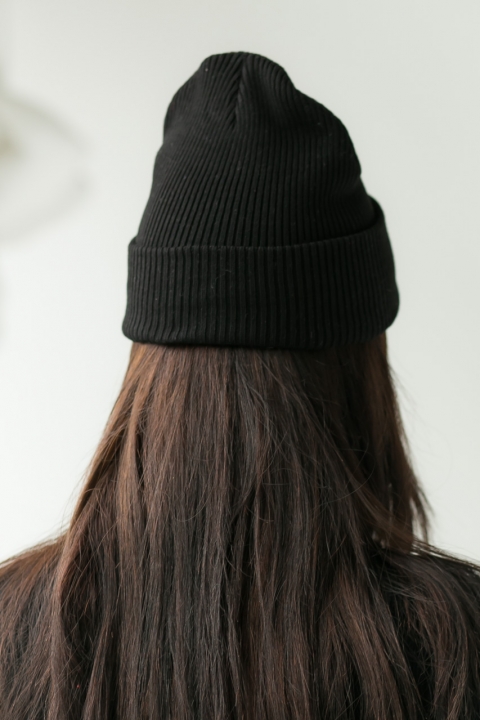 Женская шапка вязки рубчик - 1877 - купить в Украине | Интернет магазин LUREX