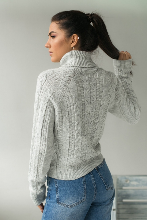 Короткий светр в'язки кіска - 101791 - купити в Україні | Інтернет магазин LUREX