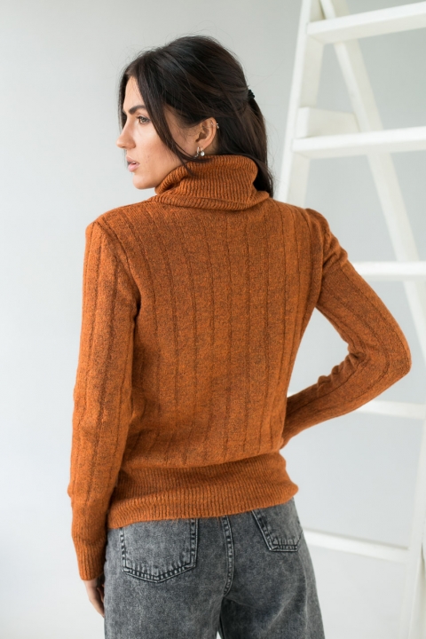 Теплый свитер вязки лапша - 9001-2 - купить в Украине | Интернет магазин LUREX
