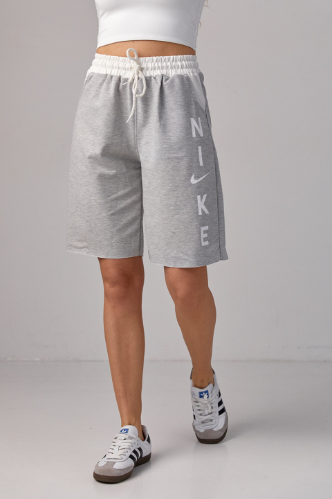 Жіночі трикотажні шорти з написом Nike