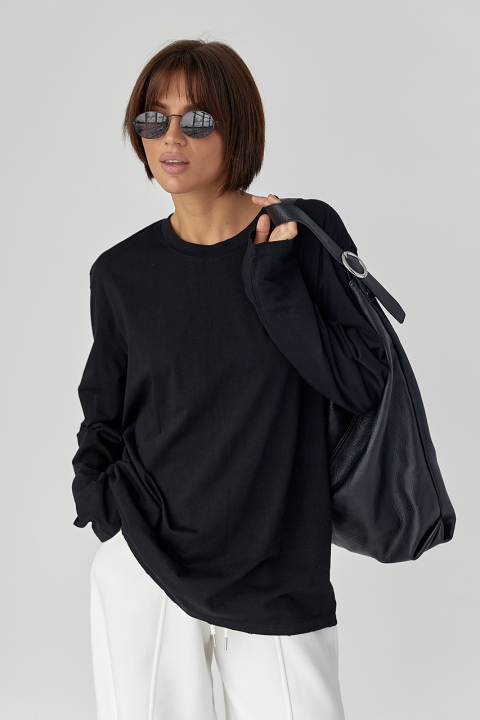 Однотонный базовый лонг oversize