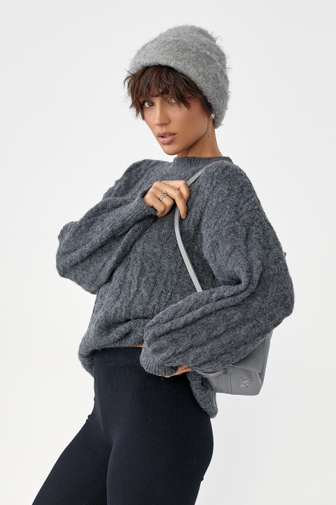 Вовняний джемпер вільного крою