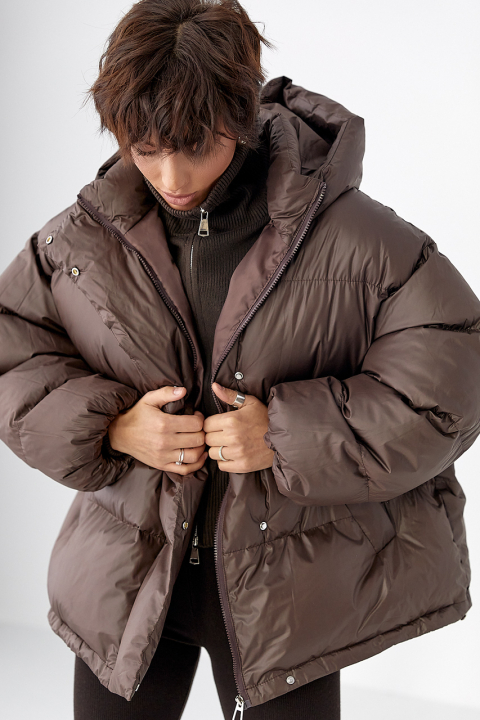 Жіноча тепла куртка оверсайз