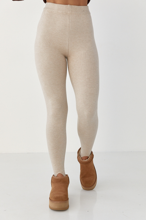 Лосини на хутрі зі штрипками