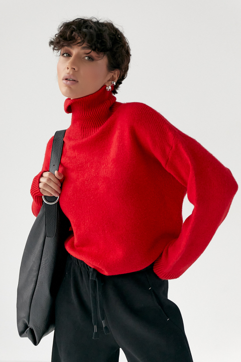 Вязаный теплый базовый гольф