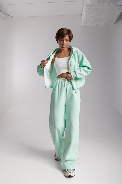 Вільний спортивний костюм з капюшоном