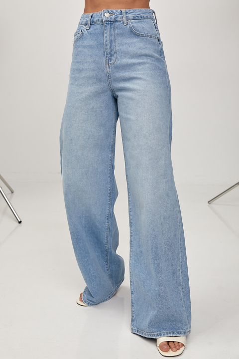 Однотонні джинси Palazzo