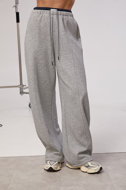 Спортивні штани з подвійним поясом