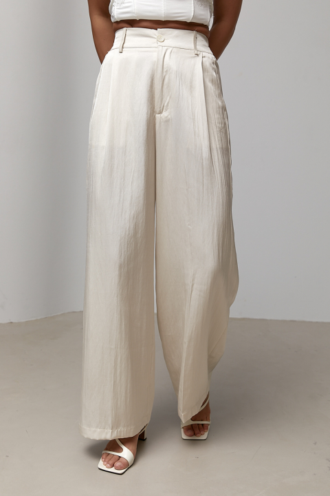 Шовкові штани палаццо