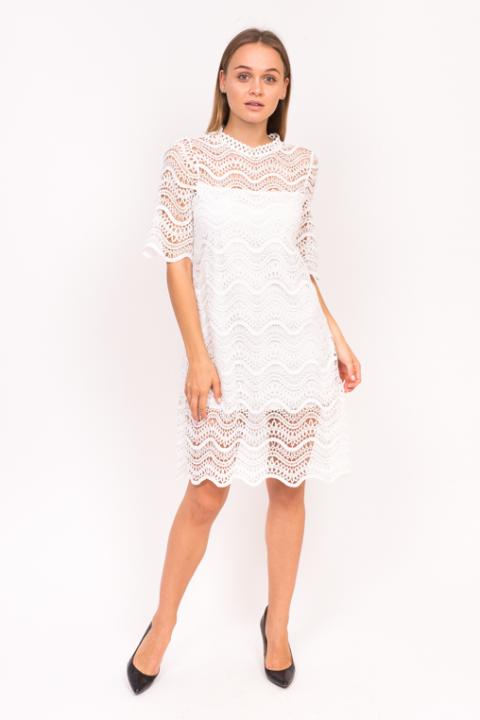 Фото 5 модели 8096 Милое гипюровое платье Emry - белое