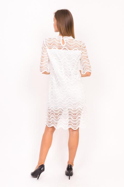 Фото 6 модели 8096 Милое гипюровое платье Emry - біле