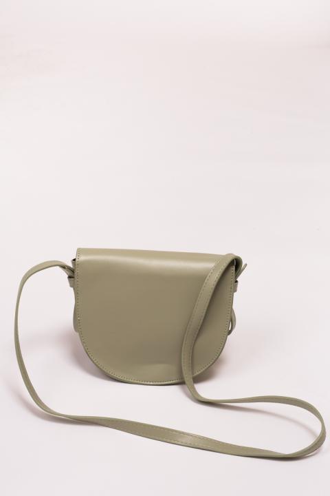 Фото 3 модели 8118 Женская полукруглая сумка LUREX - коричнево-зелена