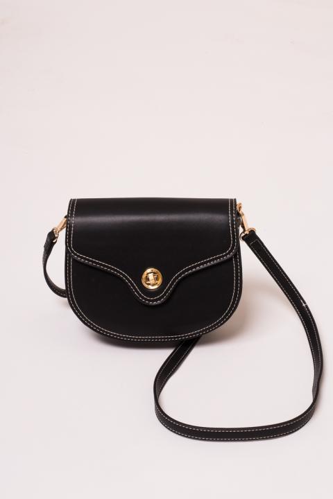 Фото 9 модели 8057 Стильная женская сумка на замочке LUREX - чорний