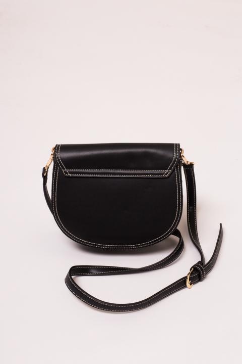 Фото 11 модели 8057 Стильная женская сумка на замочке LUREX - черная