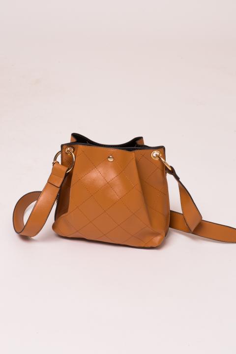 Фото 7 модели 017 Женская сумка с плечевым ремнем LUREX - світло-коричневий
