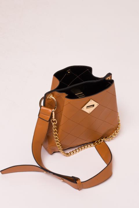 Фото 8 модели 017 Женская сумка с плечевым ремнем LUREX - світло-коричневий