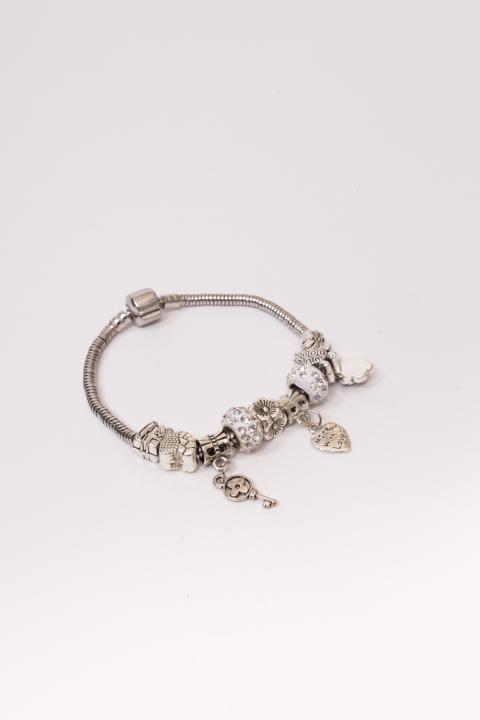 Фото 1 модели 5001-04 Браслет с подвесками шармами Fashion Jewelry - срібний