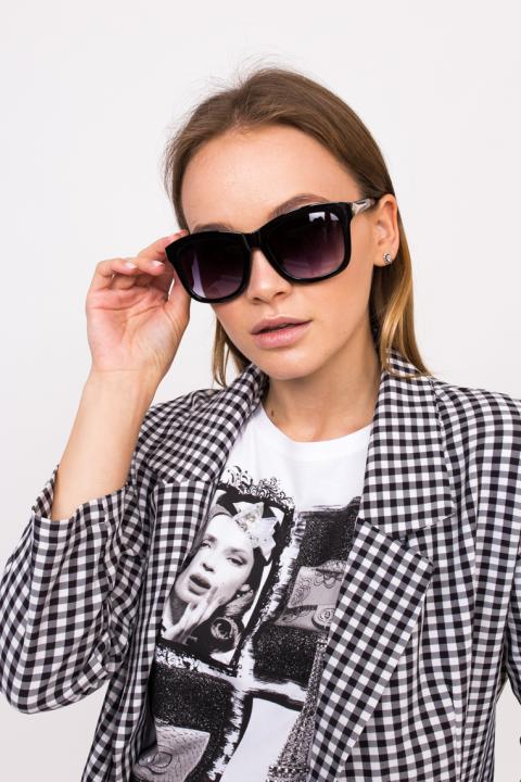 Фото 1 модели 5001-03 Женские солнцезащитные очки LUREX - чорний