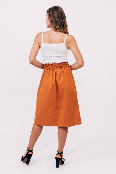 Фото 7 модели 611-2 Комплект женской одежды юбка с майкой LUREX - теракотовий